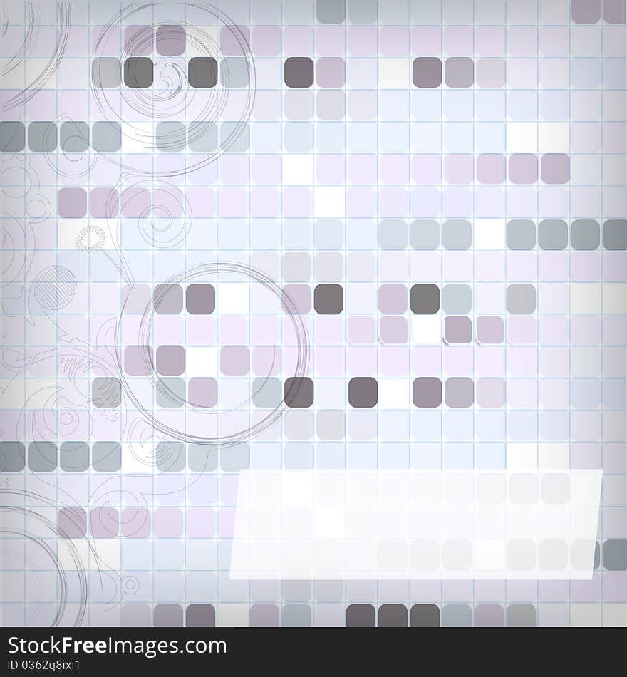 Bright abstract mosaic background