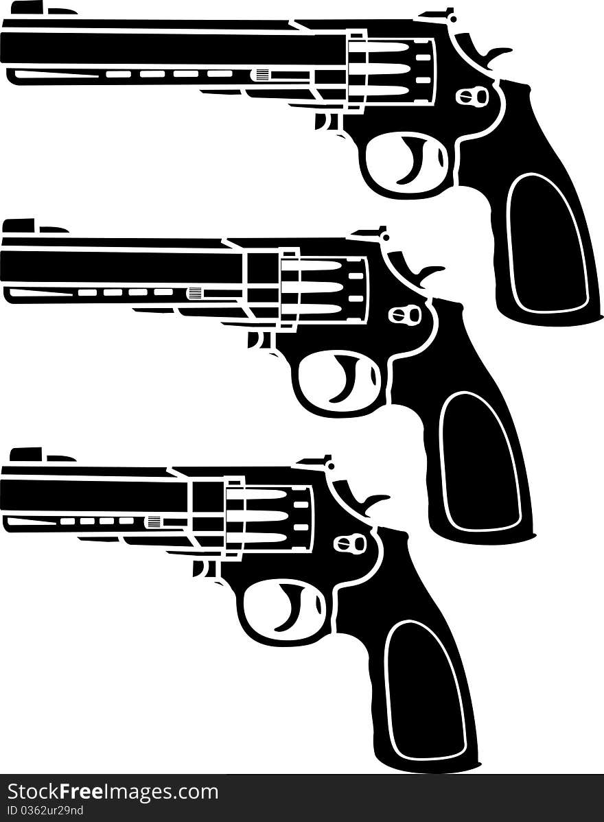 Set of pistols