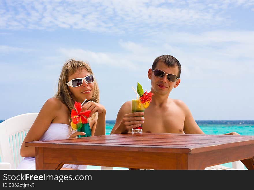 Cocktails At The Beach