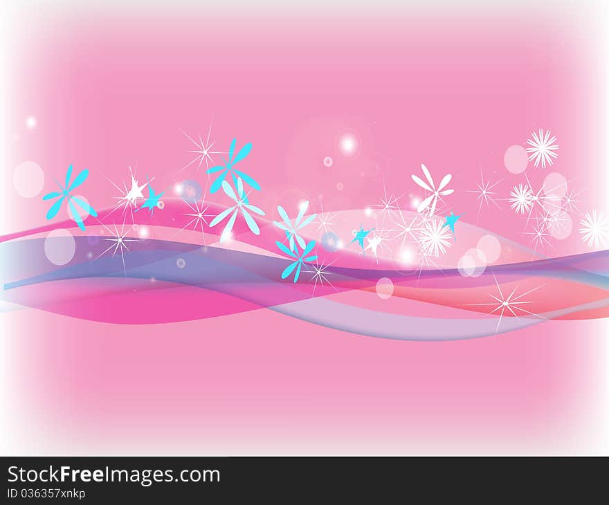 Sparkling pink background.Vector background