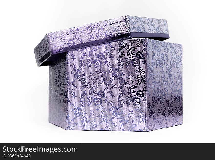 Purple gift box