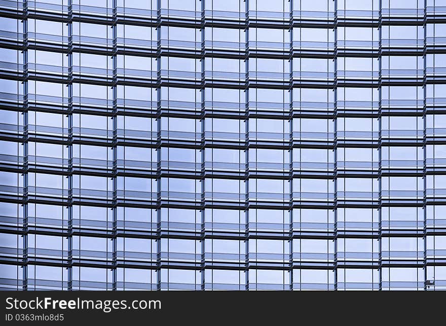 Abstract image of modern building windows.