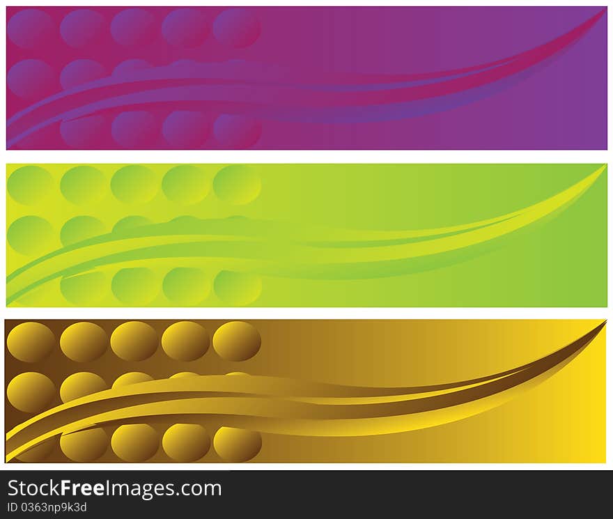 Abstract color banner illustration website homepage banner header. Abstract color banner illustration website homepage banner header