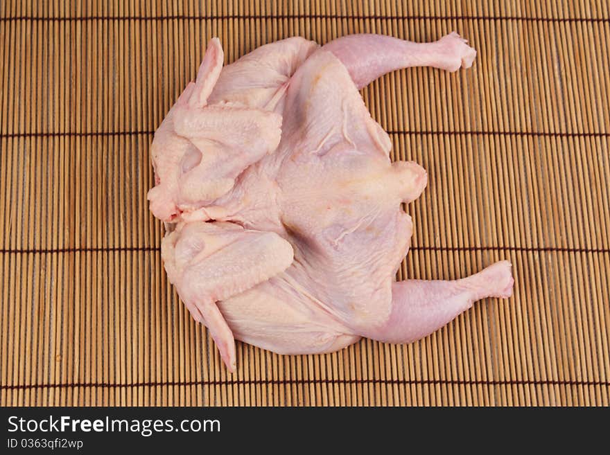 Raw chicken