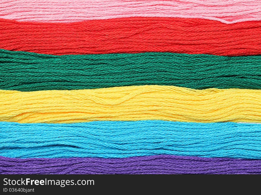 Colorful thread