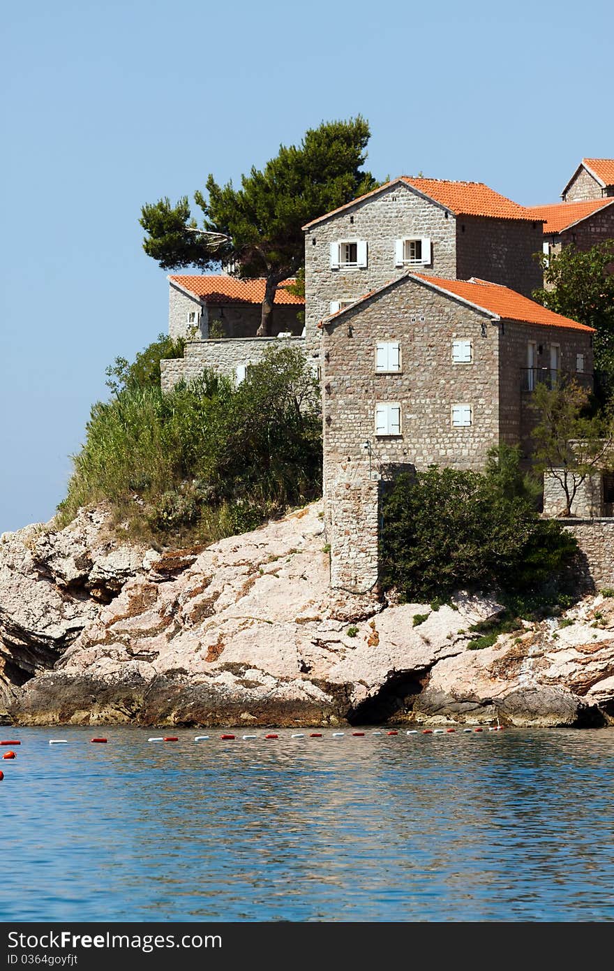 Villas Of Hotel Sveti Stefan.