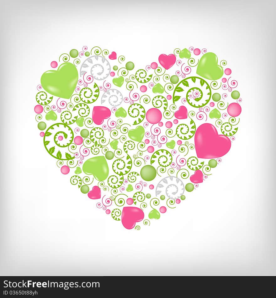 Heart Shape. Vector