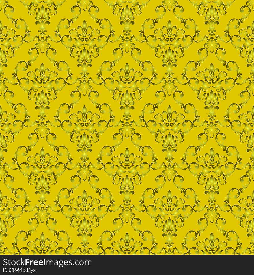 Seamless wallpaper pattern