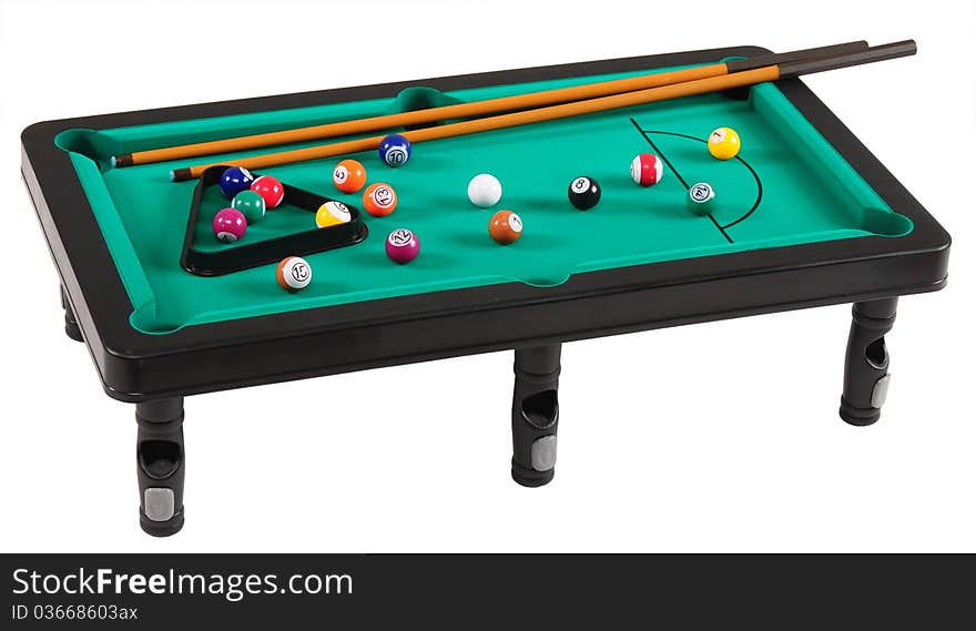 Pool table.