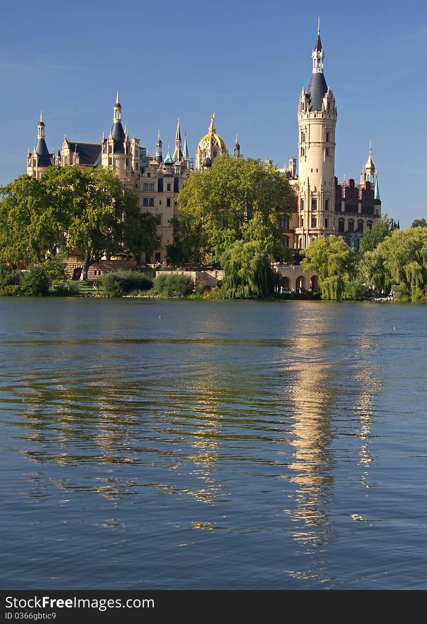 Castle of Schwerin (Germany) - seat of the state parliament. Castle of Schwerin (Germany) - seat of the state parliament