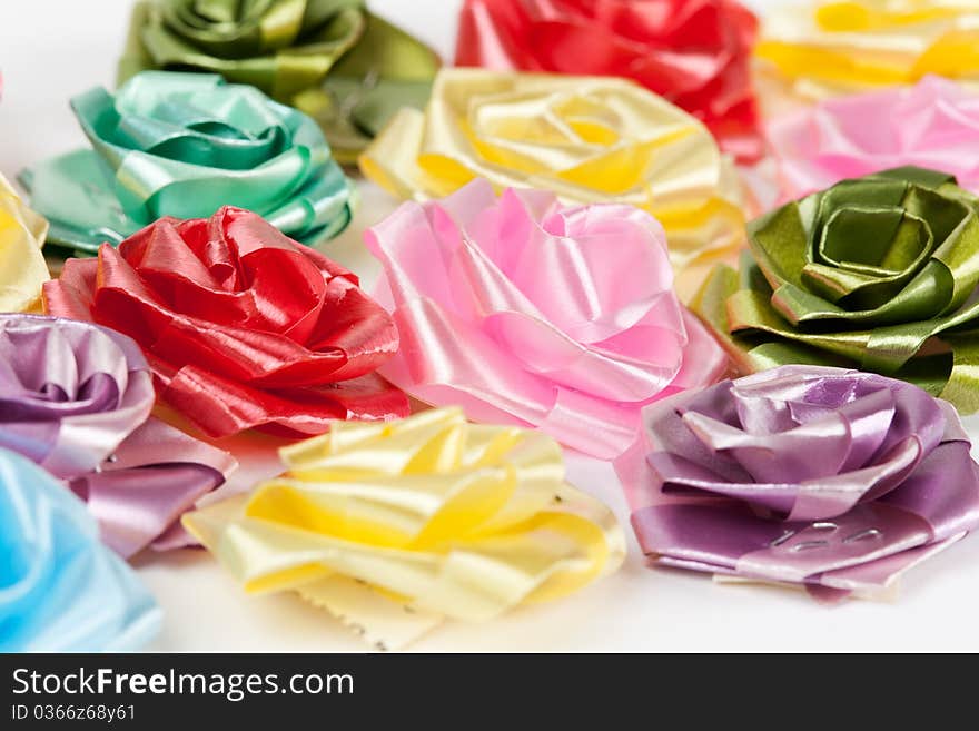 Background color of gift ribbons and flowers