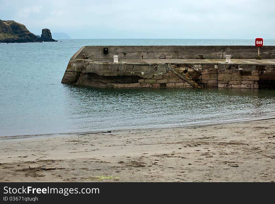 Portmuck Harbour, Islandmagee, county Antrim, Northern Ireland. Portmuck Harbour, Islandmagee, county Antrim, Northern Ireland.