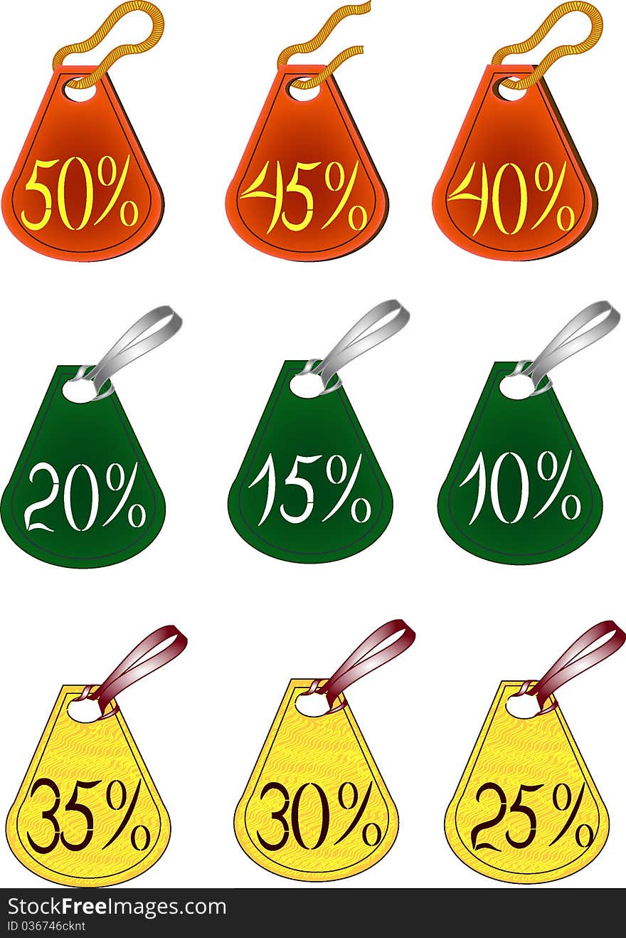 Labels With Discount Percent