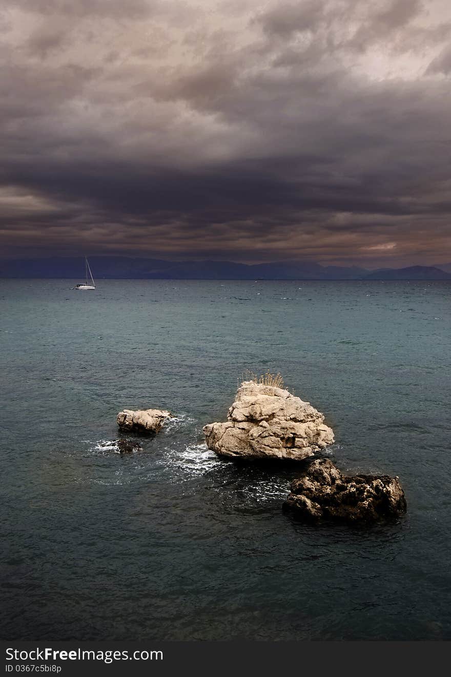 Stormy Seascape