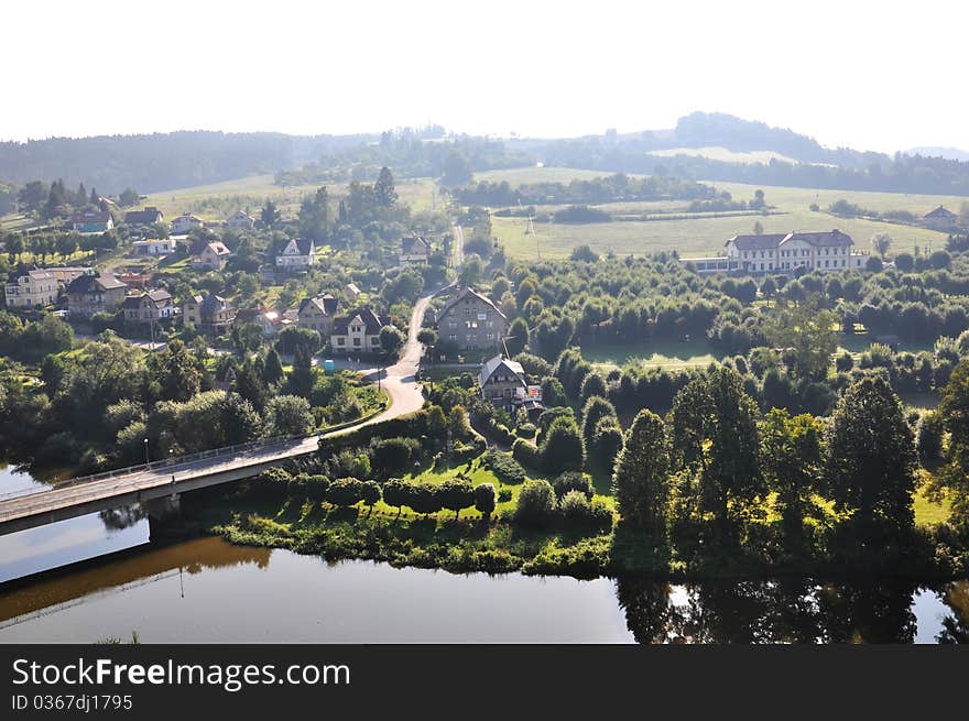 City Near The River