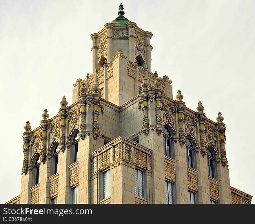 Snell Arcade Ornate Top Cap. Snell Arcade Ornate Top Cap