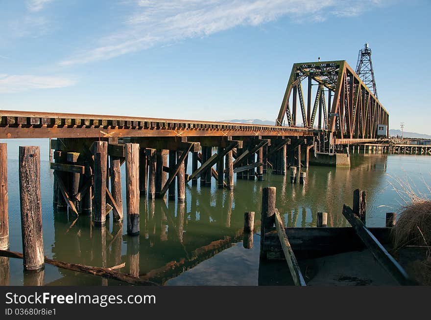 Railroad Birdge Over Swinomish Channel