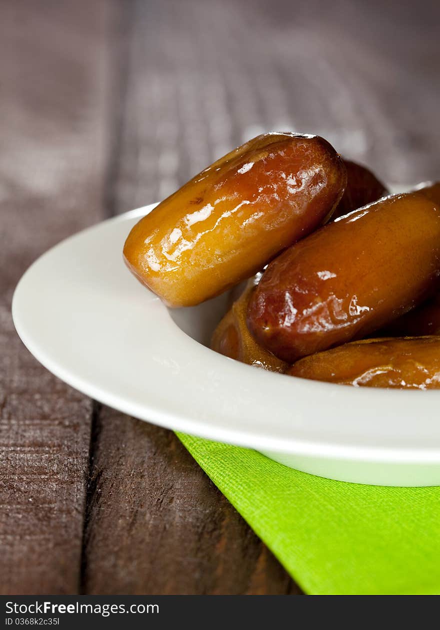 Dates in a bowl