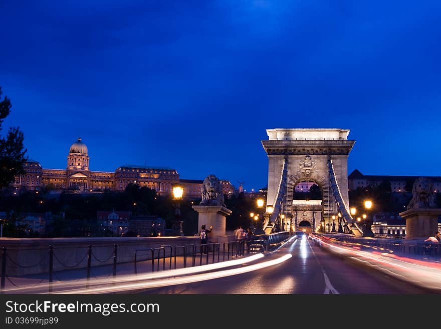 Night lights in Budapest-Hungary-Europe