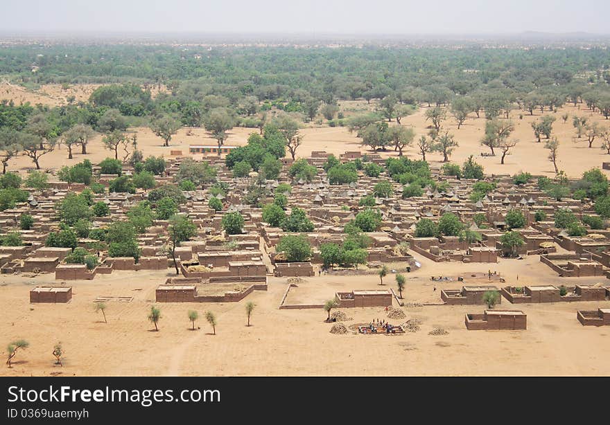 View from Bandiagara Fault - Mali