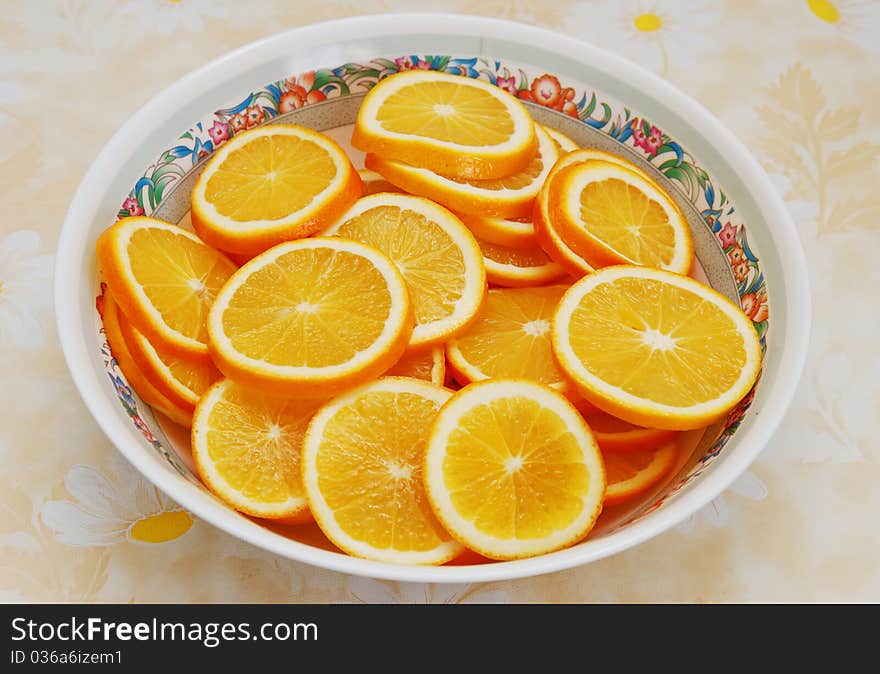 Slices of orange