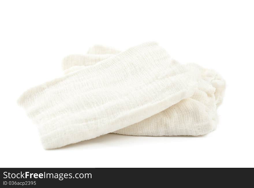 White texture of medical bandage