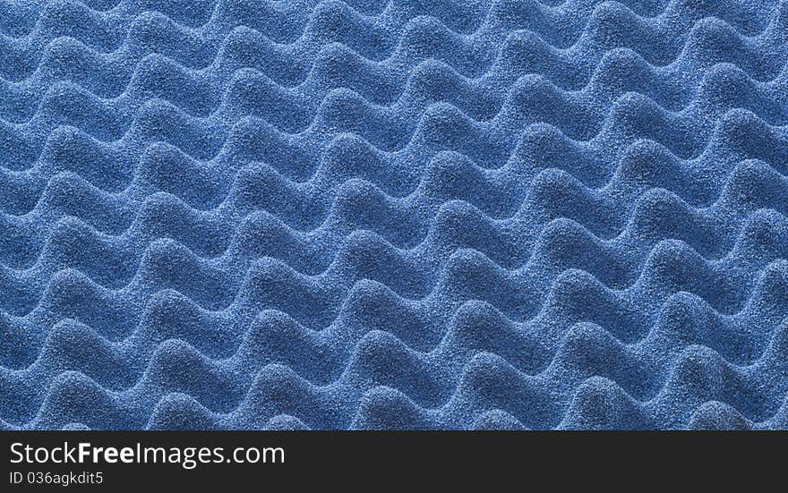 Blue plastic insulating material, forming a texture macro photography. Blue plastic insulating material, forming a texture macro photography