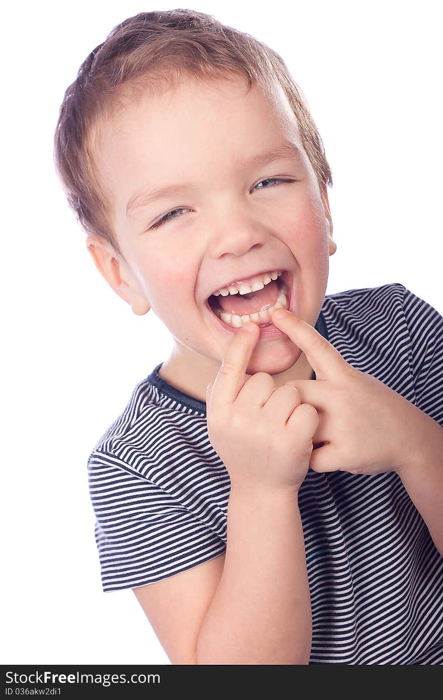 Portrait of small boy