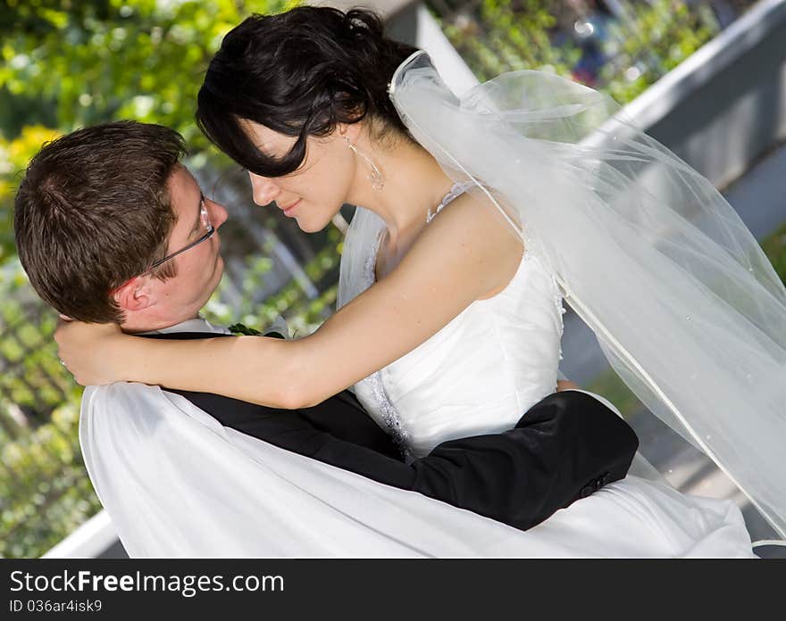 Bride and groom