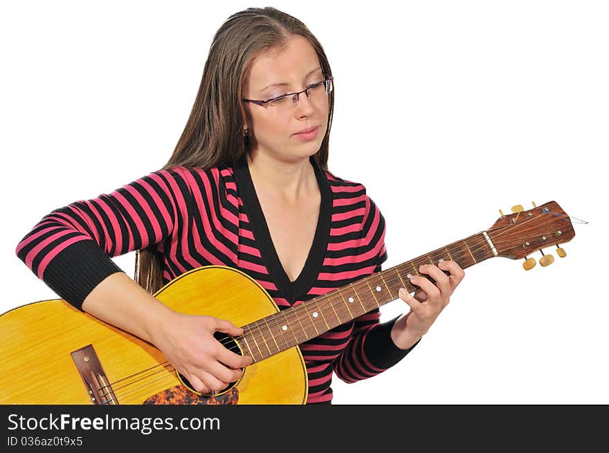 Girl with guitar