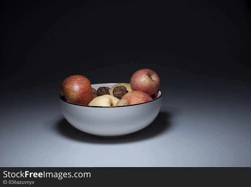 Fruits and bowl