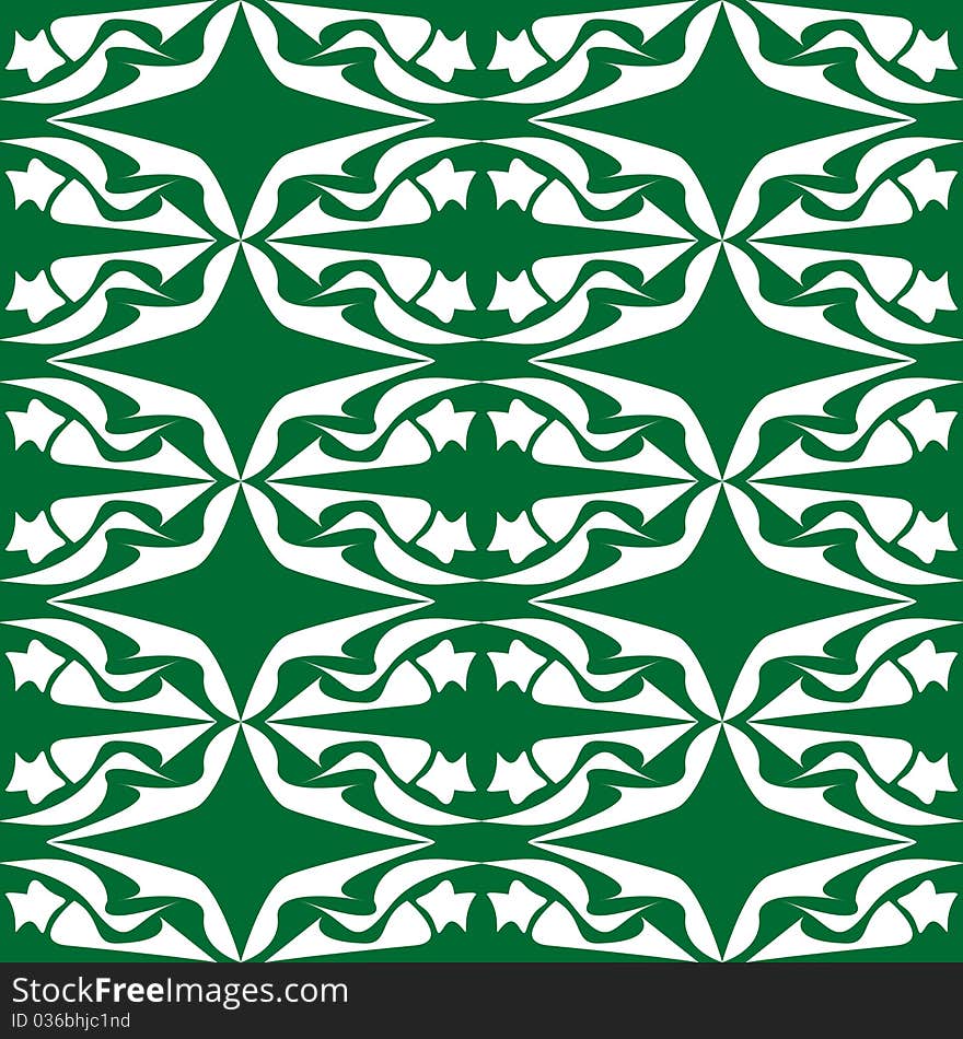 Seamless green floral pattern background excellent. Seamless green floral pattern background excellent