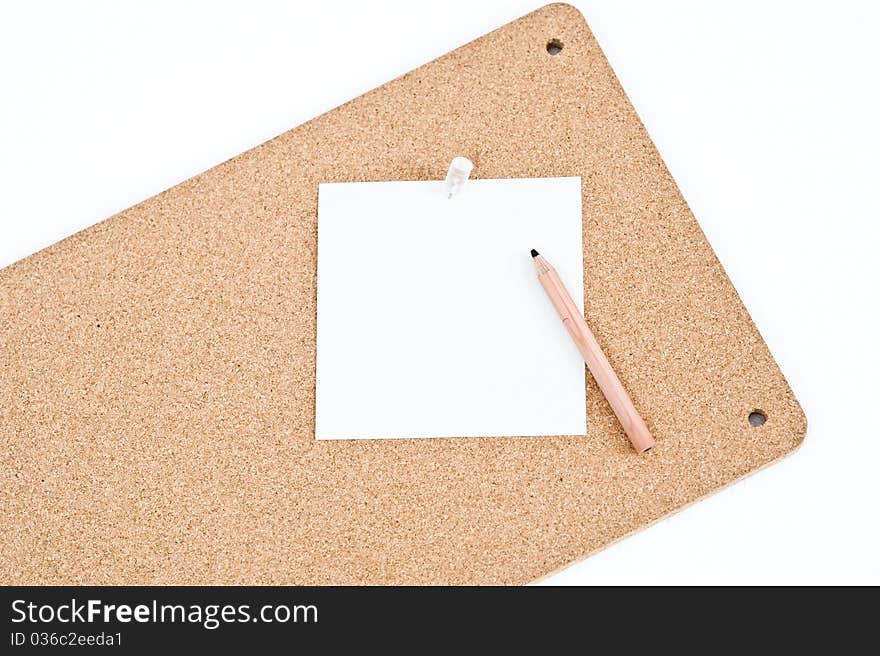 Notice Board With Pencil