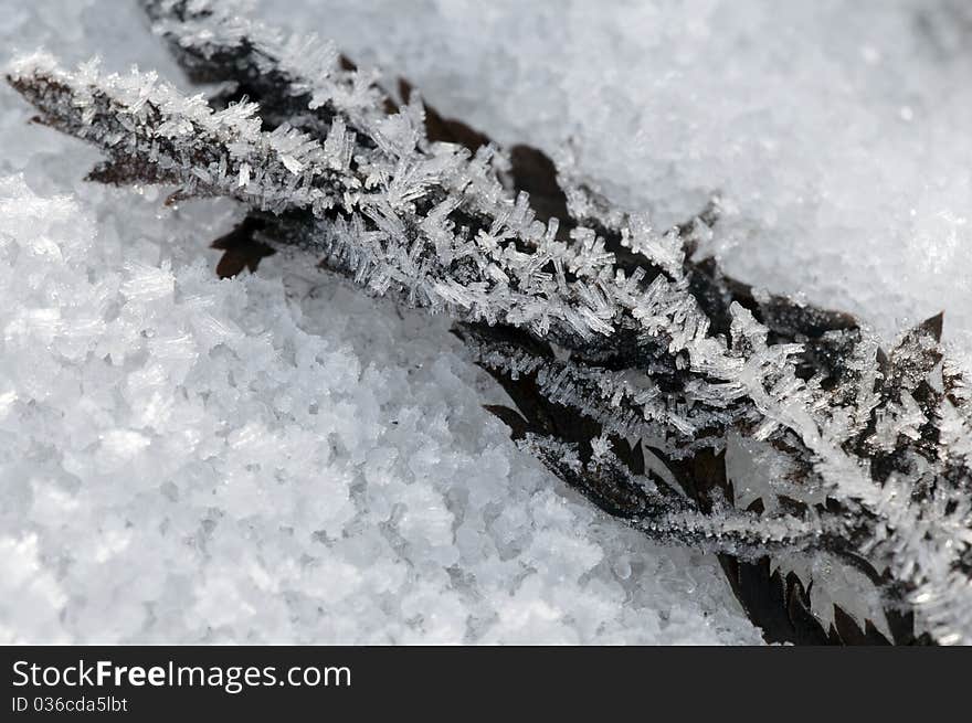 Ice crystals