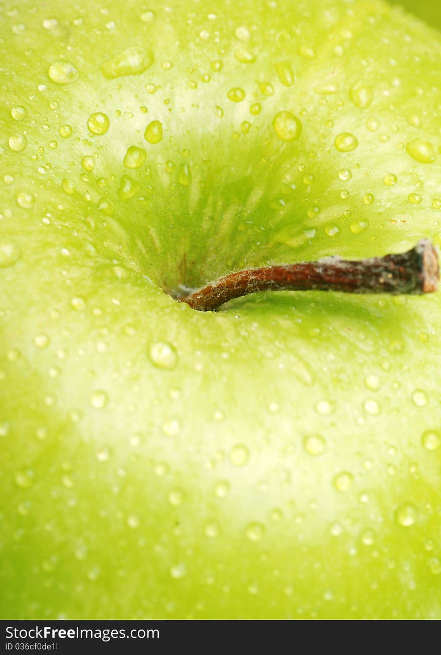 Fresh green apple