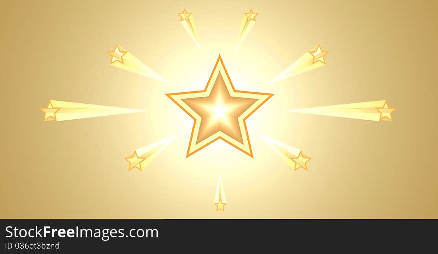 Stars Background. Gold stars on gold background. Stars Background. Gold stars on gold background.