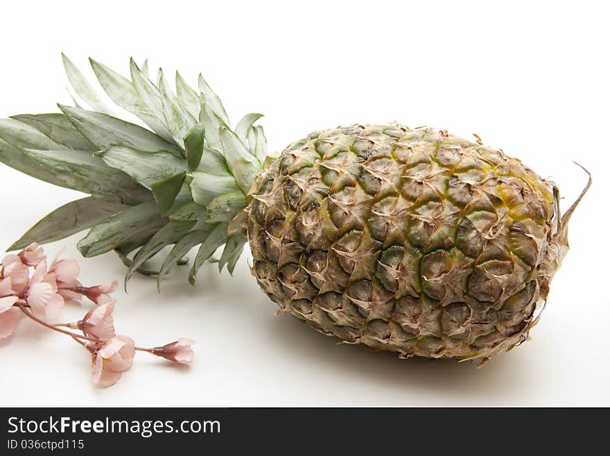 Pineapple with flower