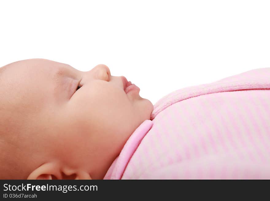 Close-up of adorable little girl. Close-up of adorable little girl