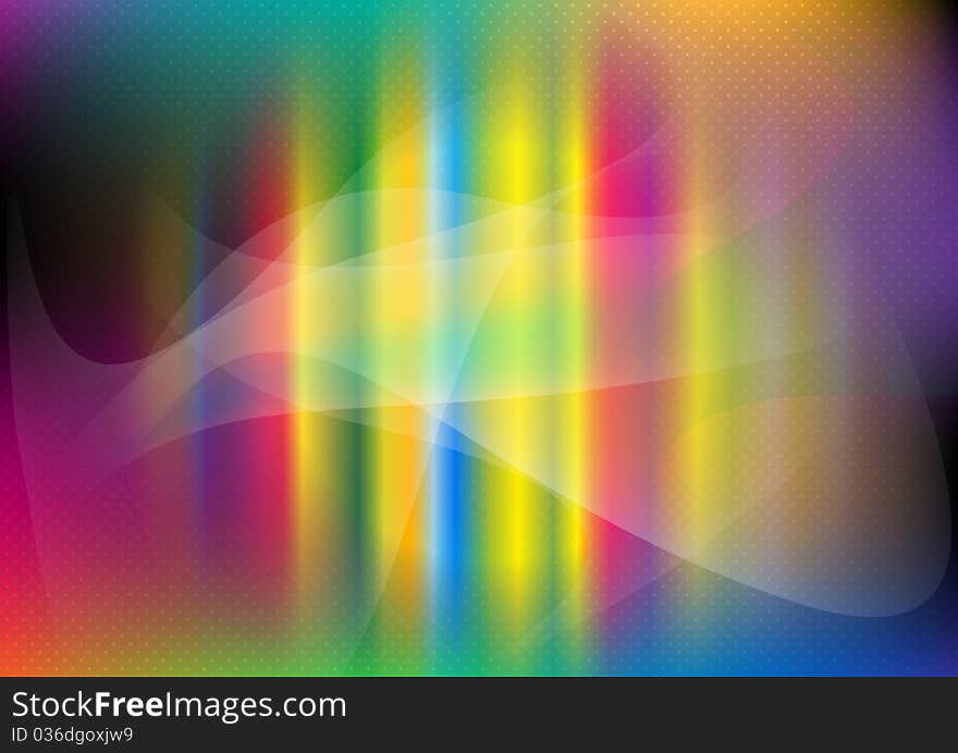 Color cosmic background