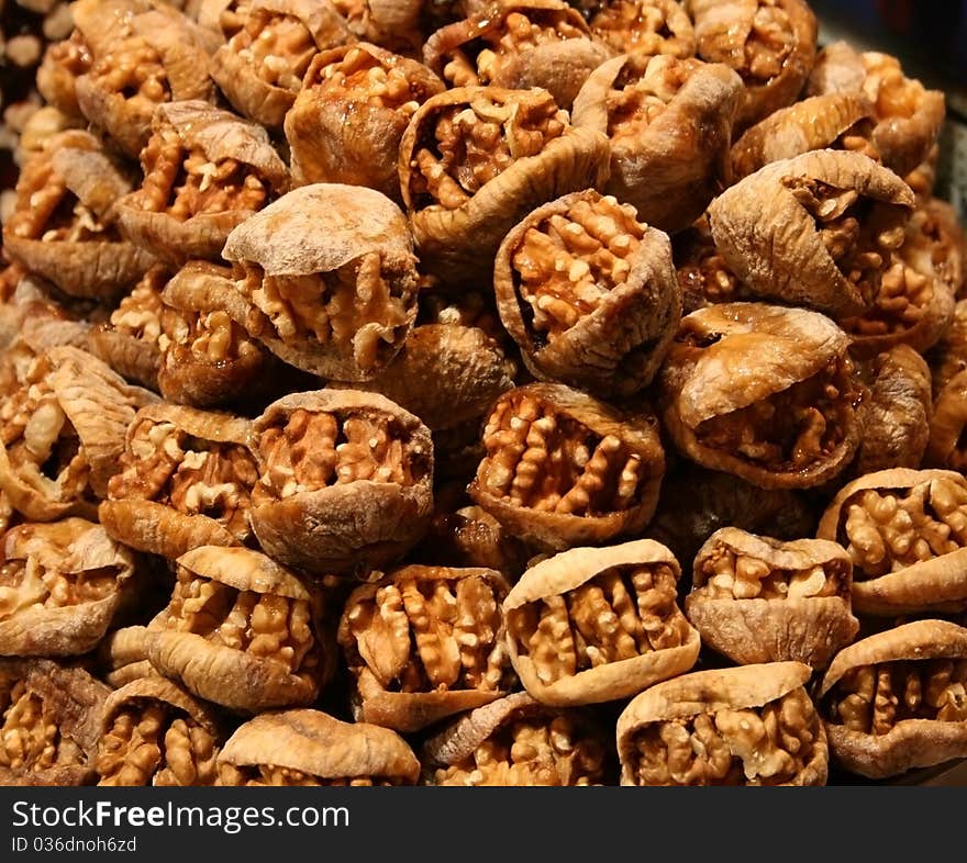 Walnut Into Dried Fig