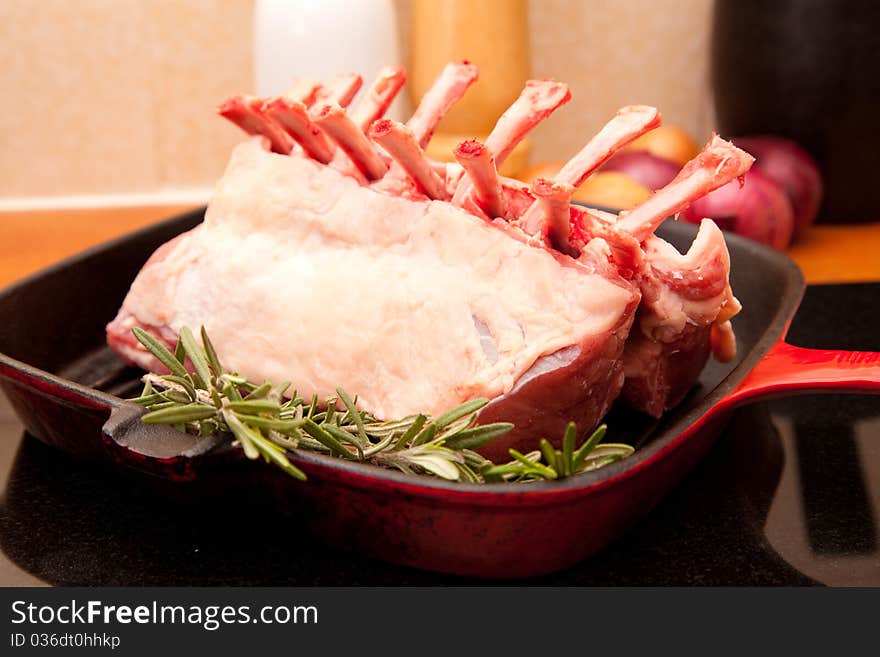 French dressed rack of lamb