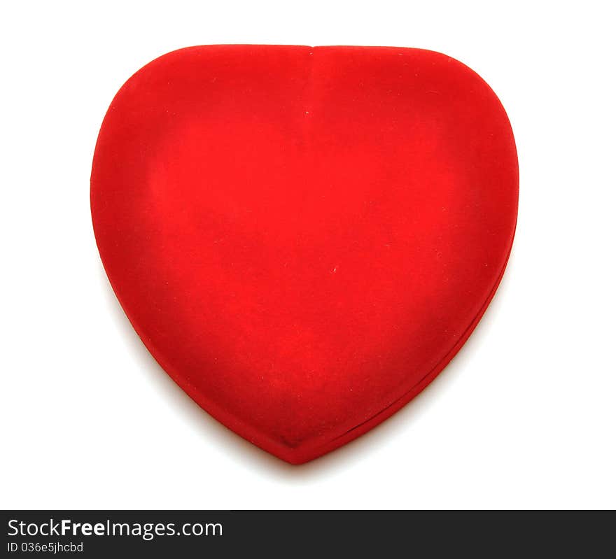 Red Box In Heart Shape