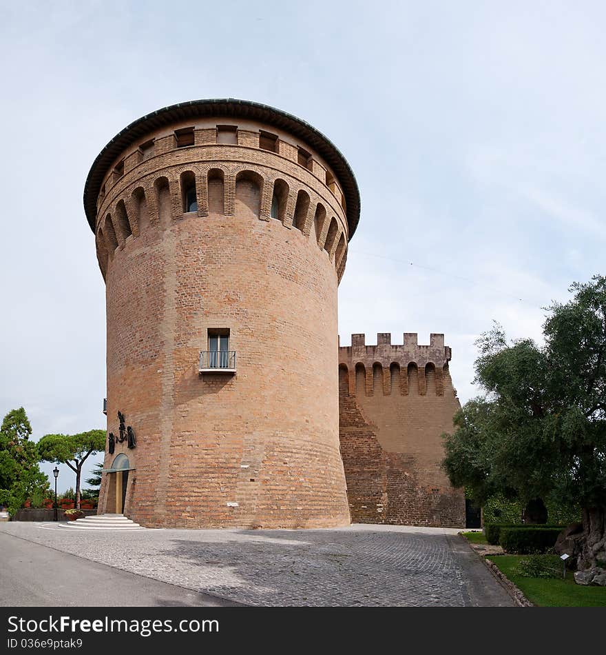 The tower in the Vatican Gardens