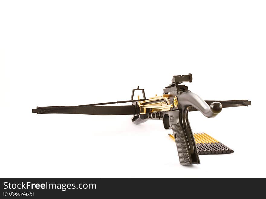 Crossbow isolated on white background