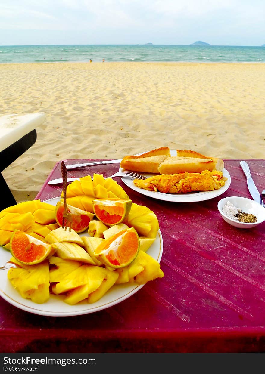 Meal By The Beach