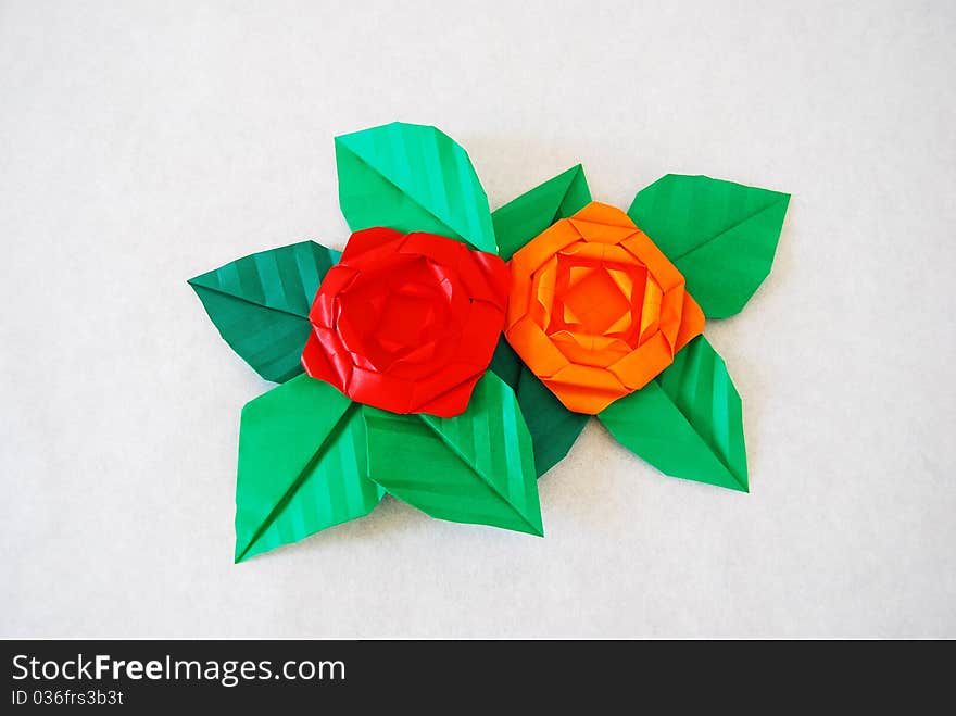 Paper rose