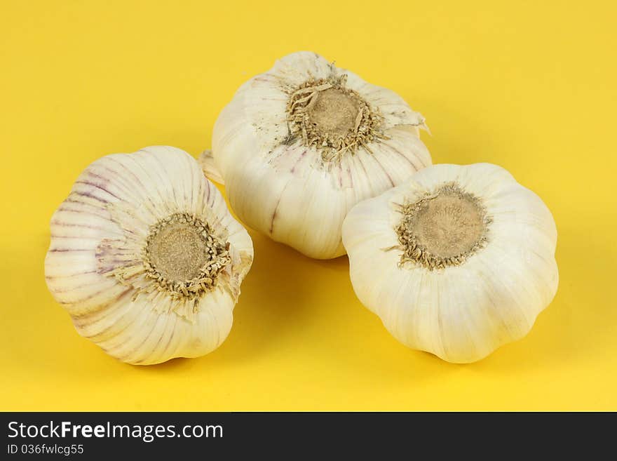 Three garlic