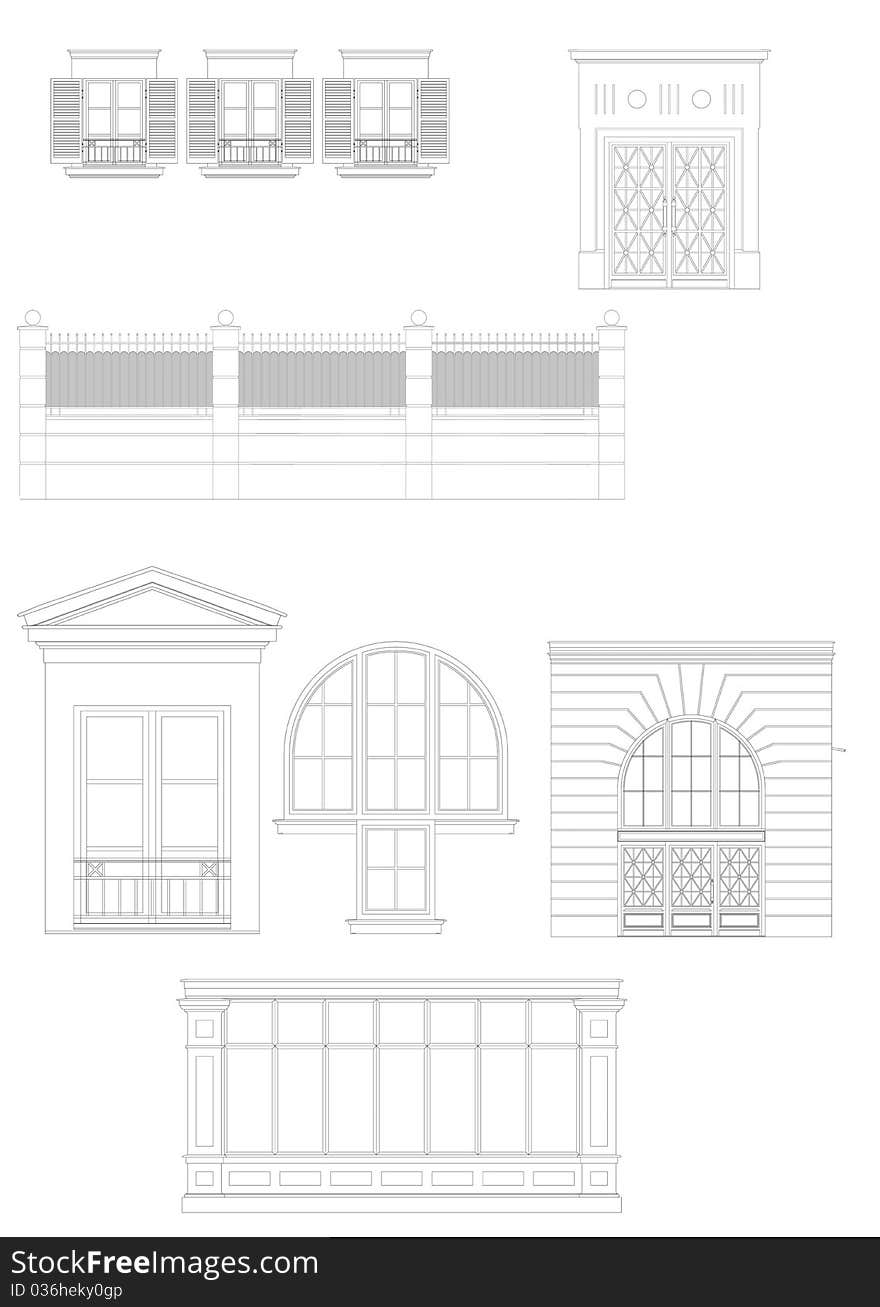 Building Elements Made In CAD