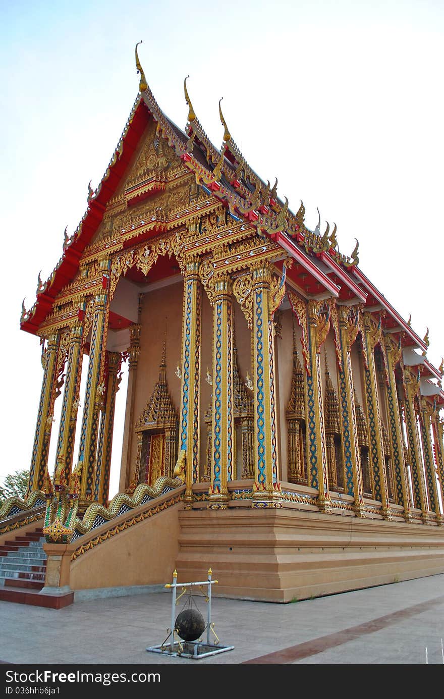 The beautiful and ancient temple in Thailand. The beautiful and ancient temple in Thailand