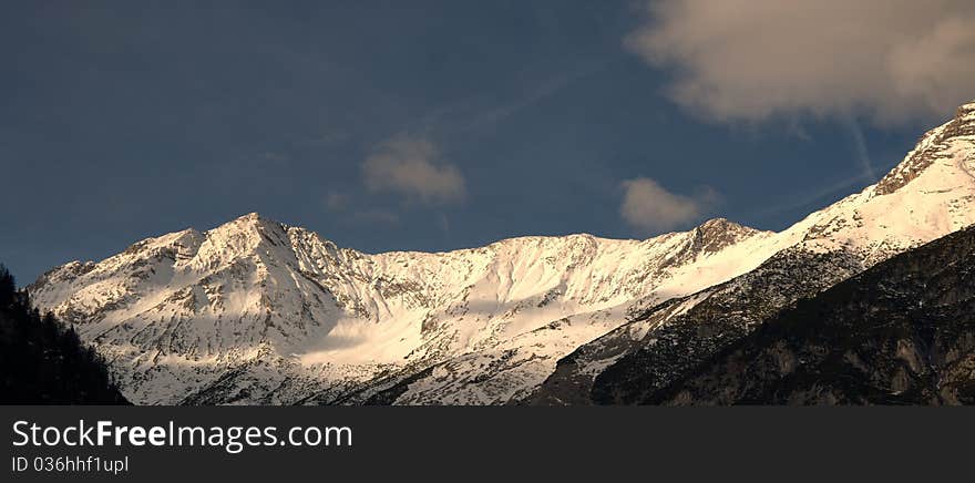 Winter weather in Tyrol